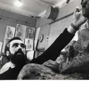 Igors Vasiļjevs Mākslas akadēmijā, 70-to gadu sākums.